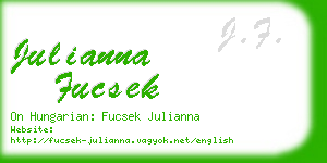 julianna fucsek business card